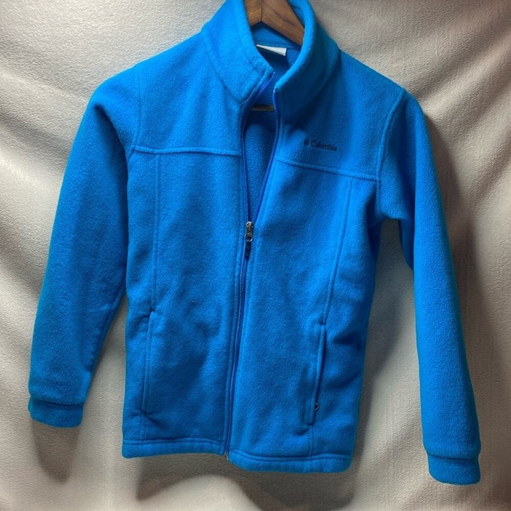 Columbia blue full zip jacket size medium